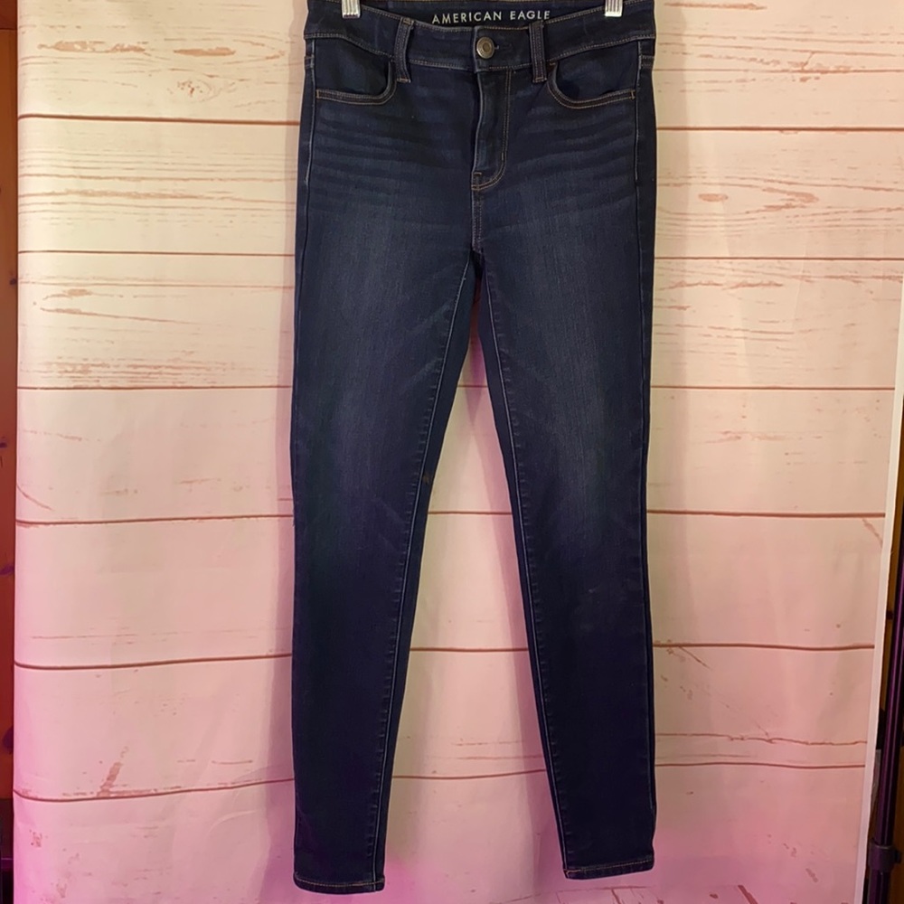 American Eagle Super Stretch Mid Rise Skinny Jean